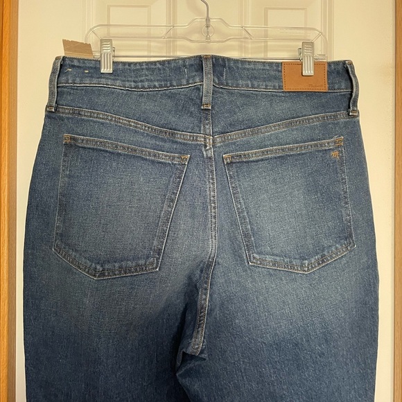 Madewell Curvy Perfect Vintage Straight Jean in Mayfield Wash Size 14W - Picture 8 of 13